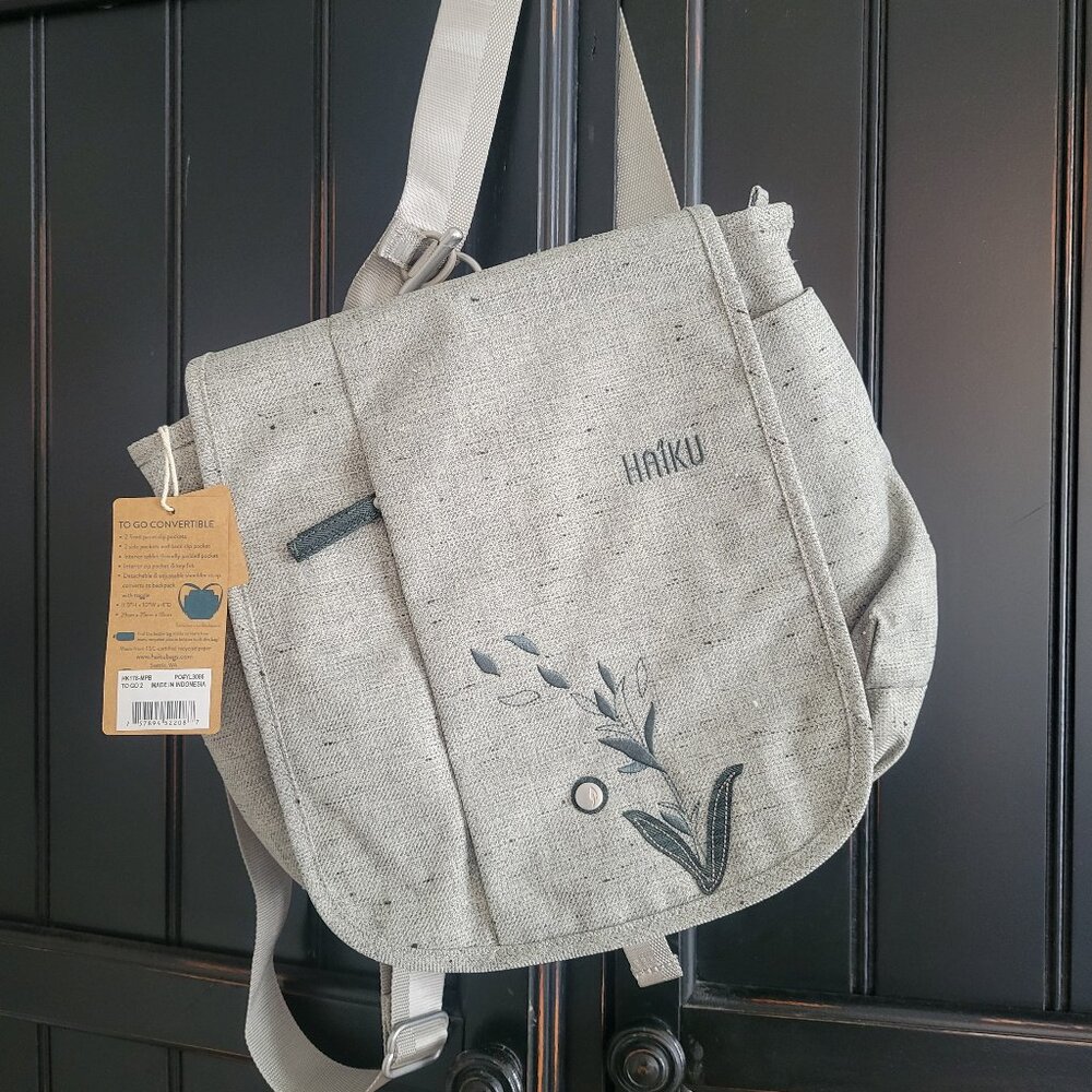 Haiku To-Go Convertable Backpack NWT